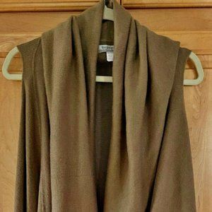 WORLD MARKET.'OPEN FRONT' SLEEVELESS CARDIGAN